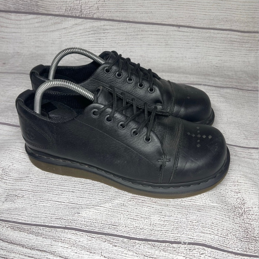Dr. Martens Black Celia Leather Oxfords AW004 - Picture 2 of 6